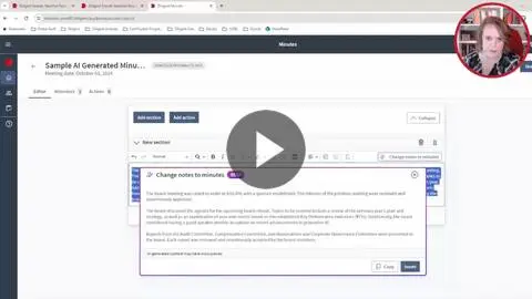 Diligent Boards' AI features for efficient board meetings